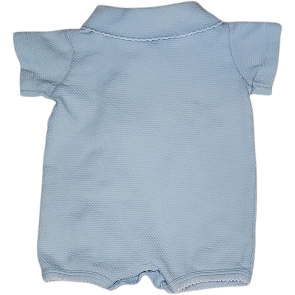 Vintage Sweet Treasures Romper Short-sleeve Blue Teddy Bear Baby Boys Newborn - Picture 2 of 4